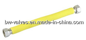 S/S Corrugated Flexible Gas Hose with Yellow PVC