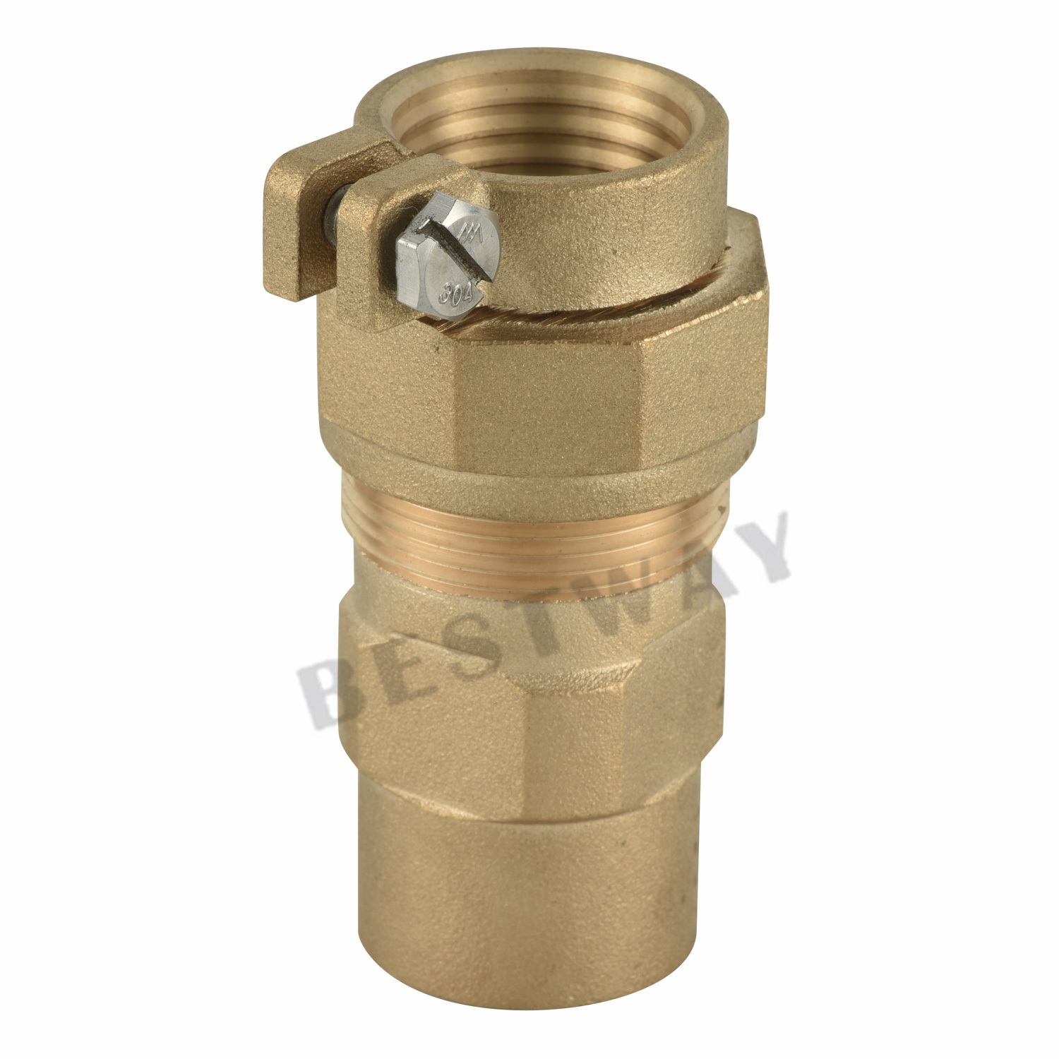 Brass Adapter coupling connector compression