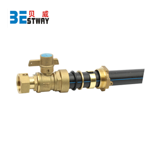 High Performance Brass Lockable Ball Valve with HDPE Pipe (BW-L01A)