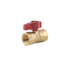 CSA and NSF certificated Lead Free Brass Gas Ball Valve with Aluminum Handle 